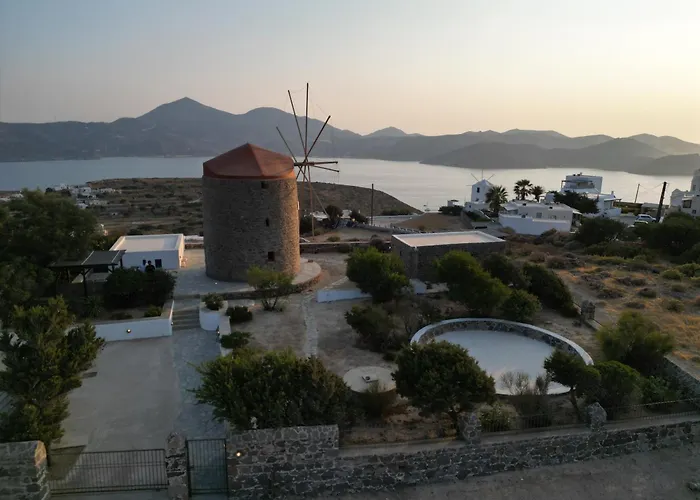 Marketos Windmill And Houses